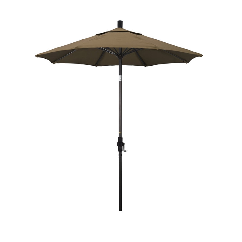 California Umbrella 7.5' Patio Umbrella in Cocoa