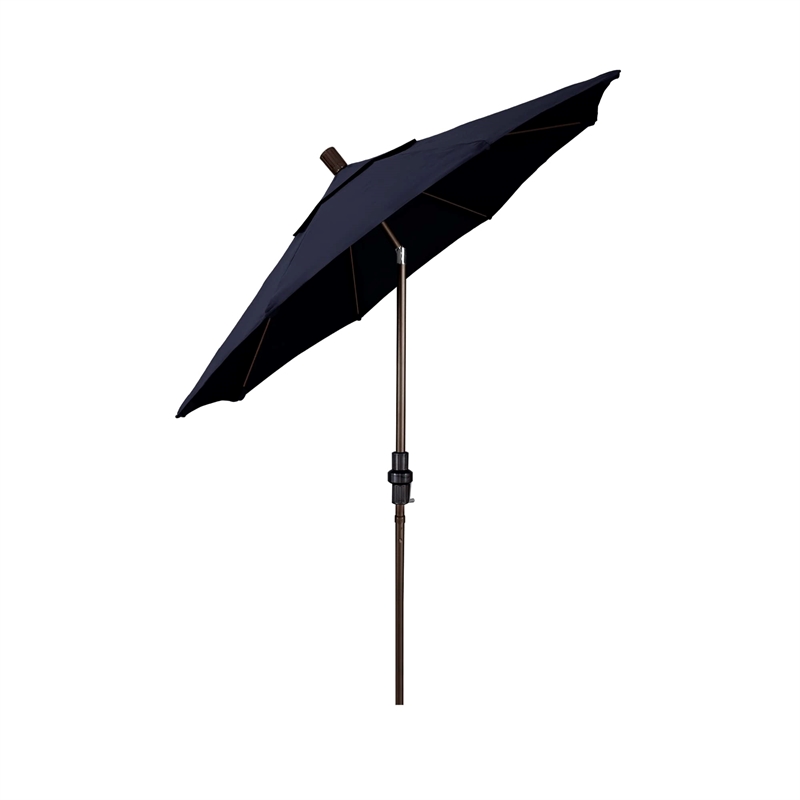 California Umbrella 7.5' Patio Umbrella in Navy
