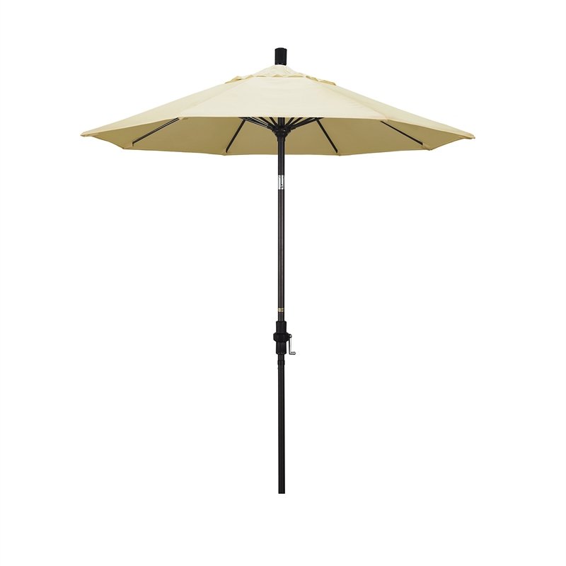 California Umbrella 7.5' Patio Umbrella in Canvas