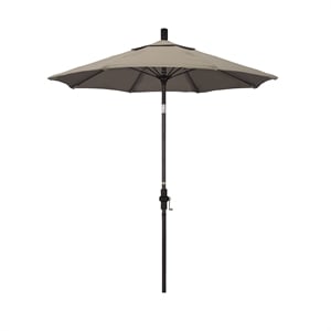 California Umbrella 7.5' Patio Umbrella in Taupe