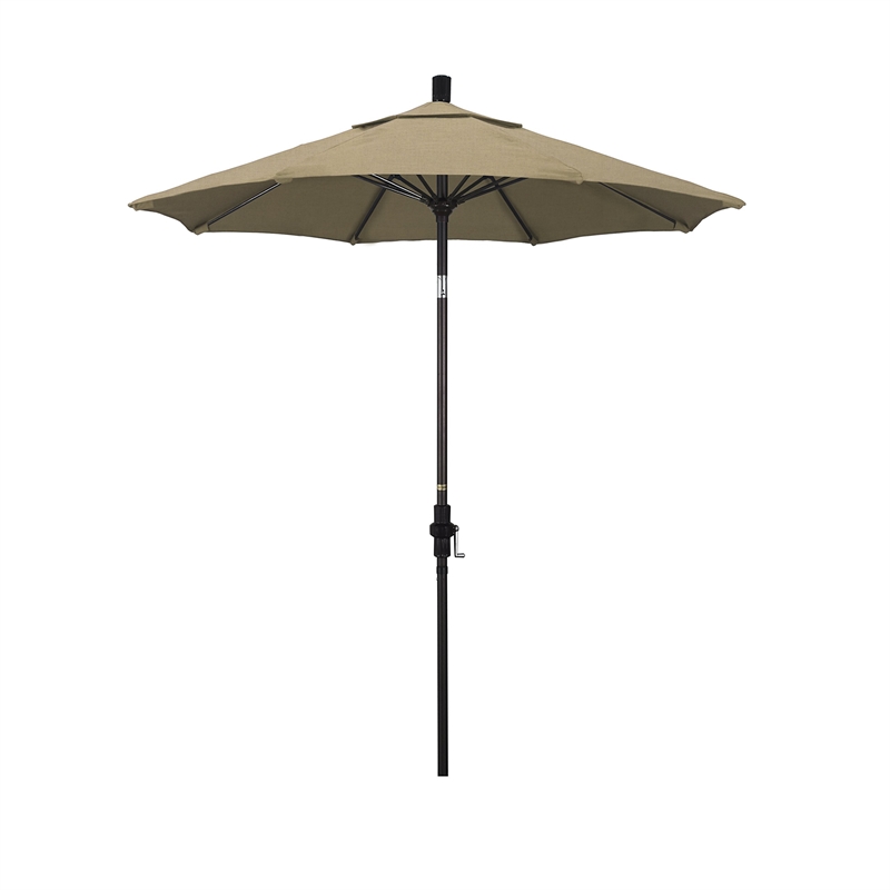 California Umbrella 7.5' Patio Umbrella in Heather Beige