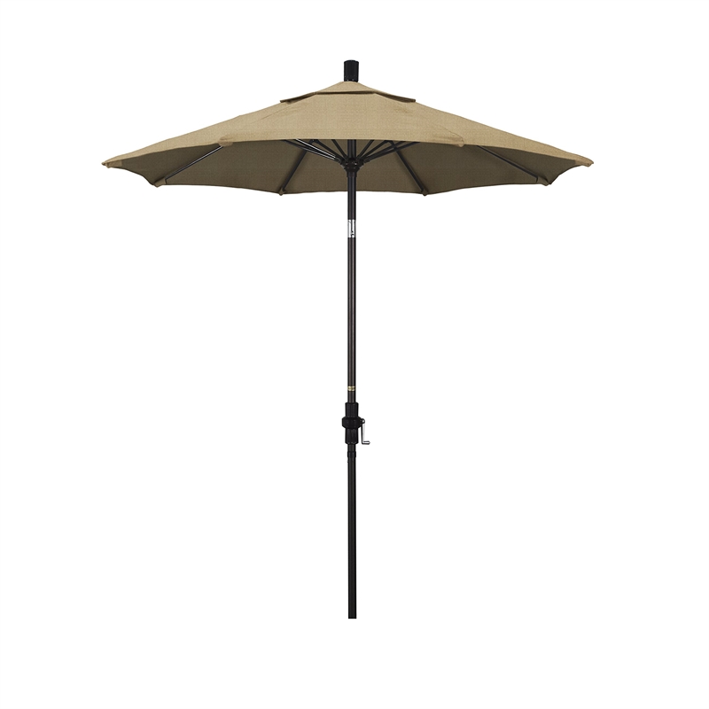 California Umbrella 7.5' Patio Umbrella in Linen Sesame