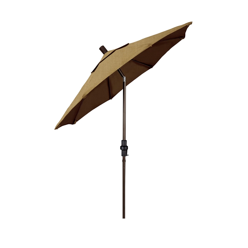 California Umbrella 7.5' Patio Umbrella in Linen Sesame