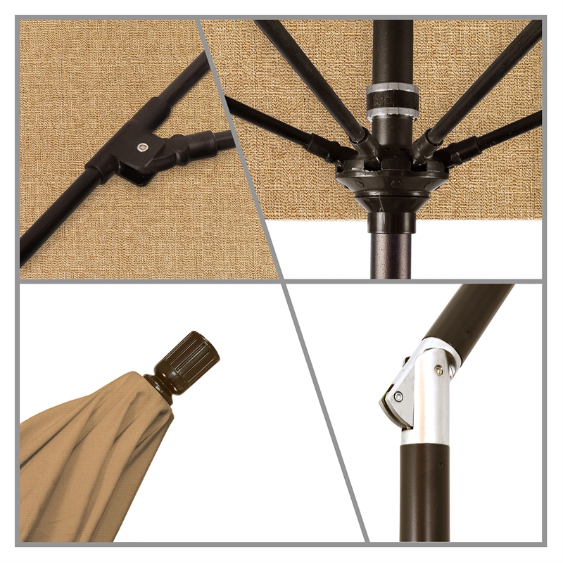 California Umbrella 7.5' Patio Umbrella in Linen Sesame