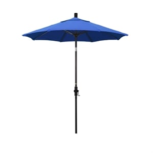 California Umbrella 7.5' Patio Umbrella in Royal Blue