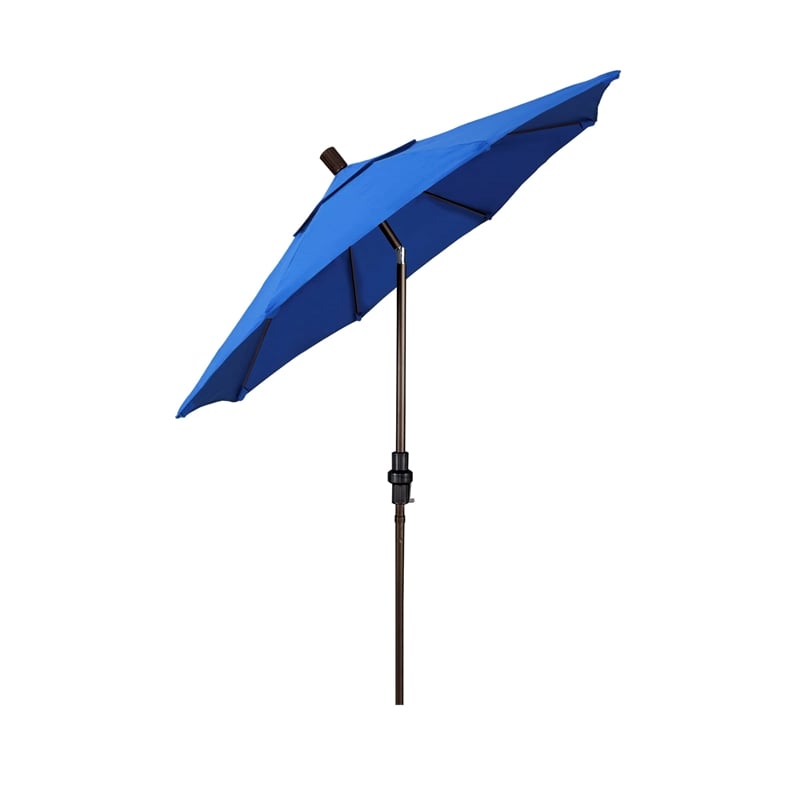 California Umbrella 7.5' Patio Umbrella in Royal Blue