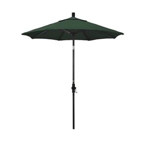California Umbrella 7.5' Patio Umbrella in Hunter Green