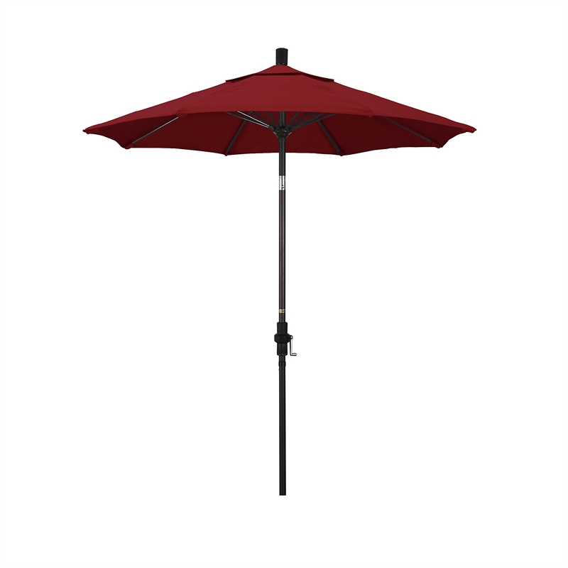 California Umbrella 7.5' Patio Umbrella in Red