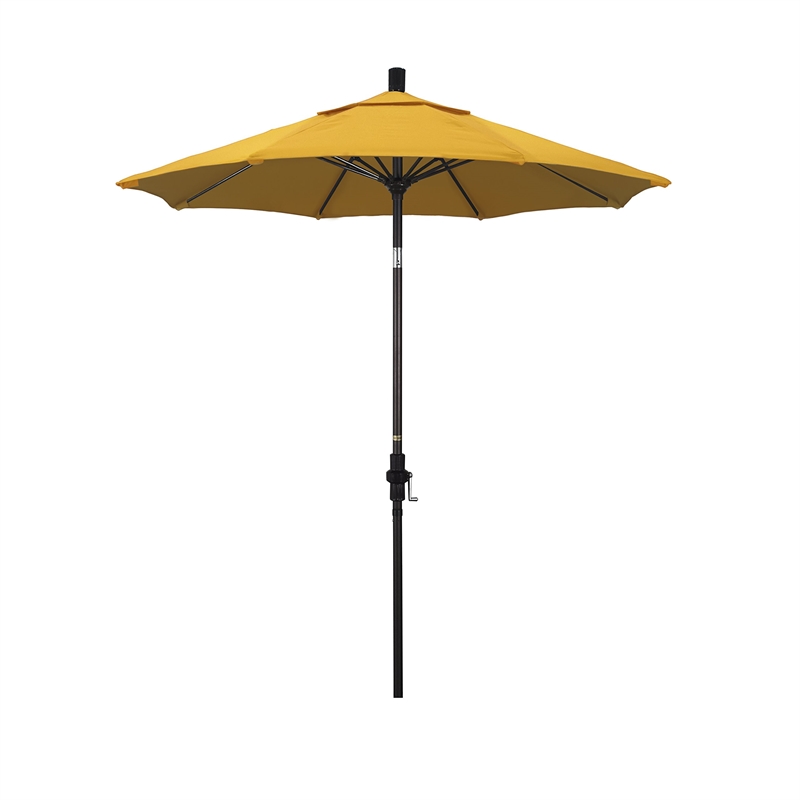 California Umbrella 7.5' Patio Umbrella in Lemon