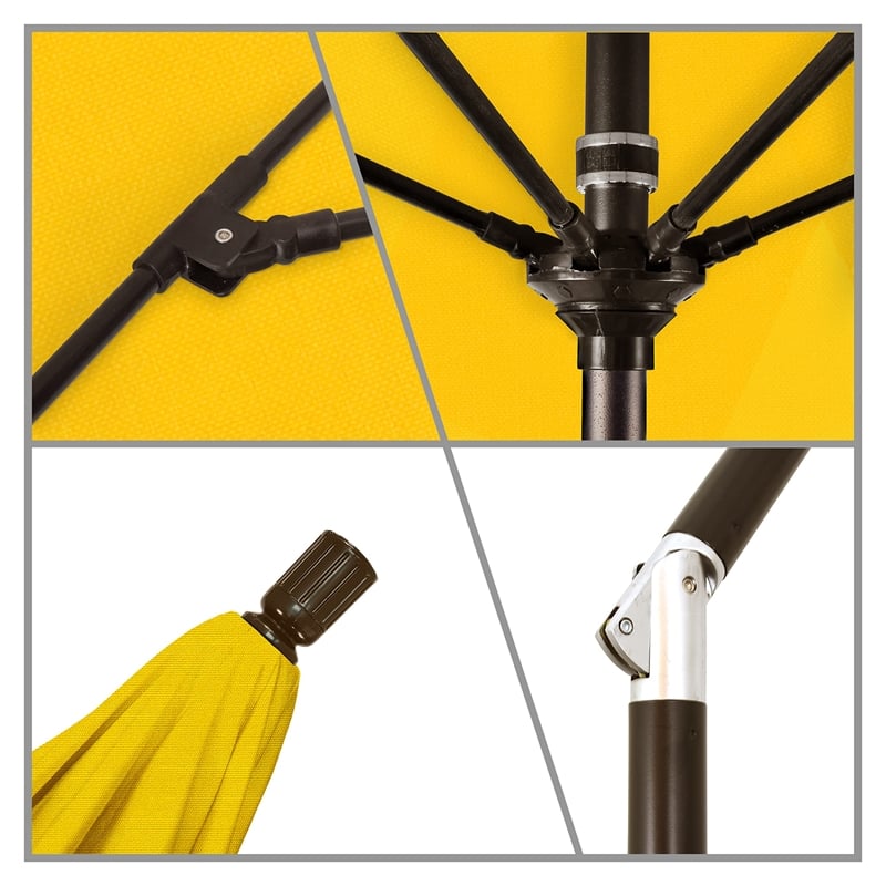 California Umbrella 7.5' Patio Umbrella in Lemon