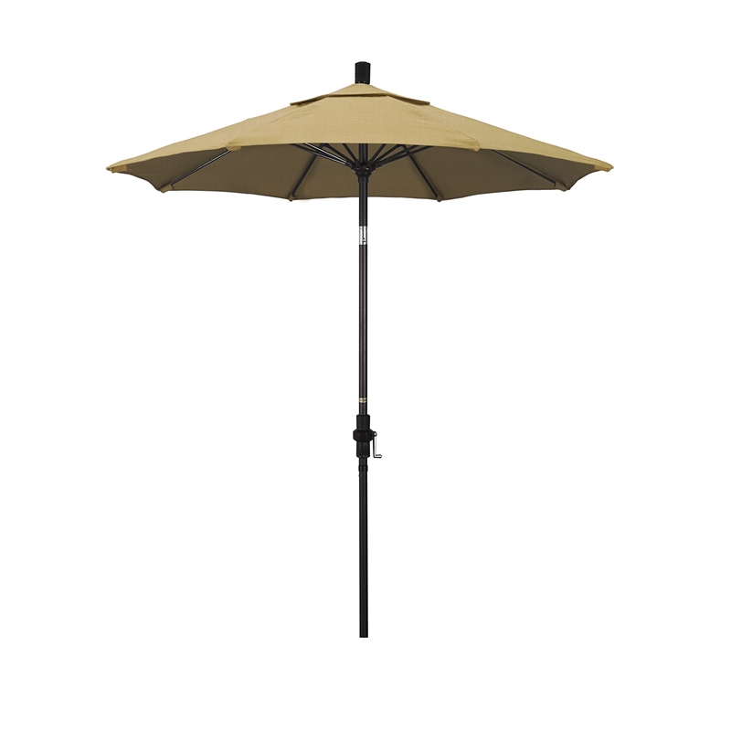 California Umbrella 7.5' Patio Umbrella in Champagne