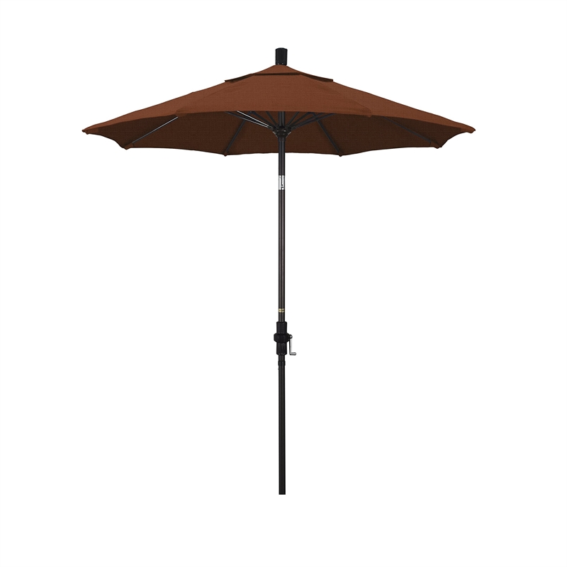 California Umbrella 7.5' Patio Umbrella in Terracotta