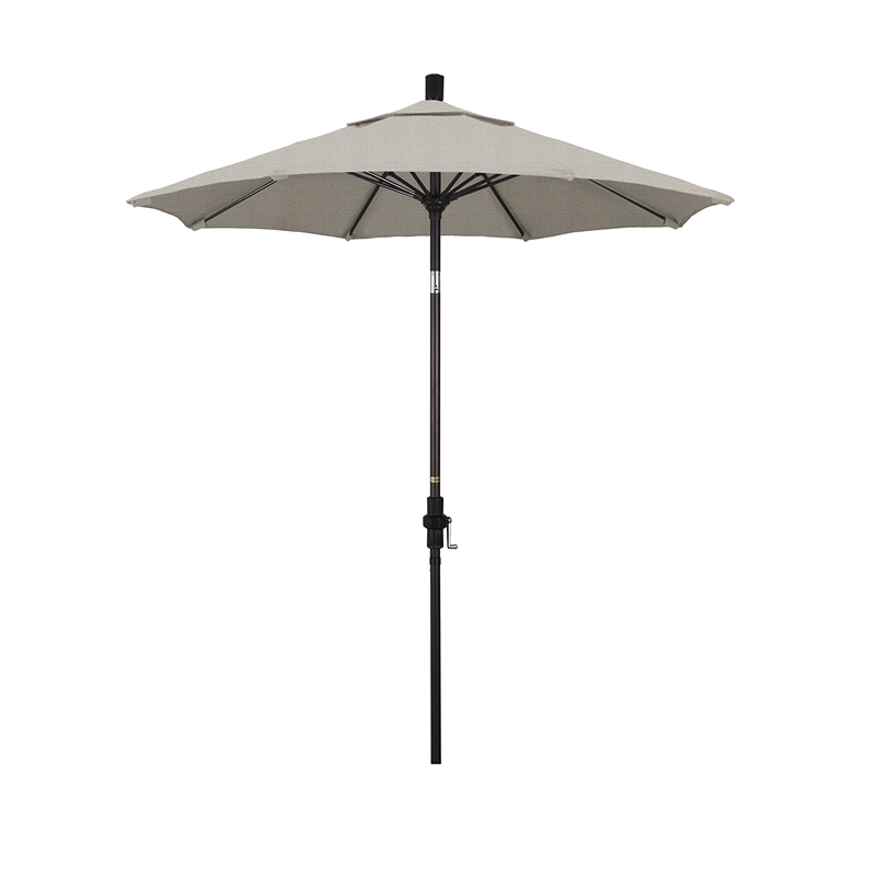 California Umbrella 7.5' Patio Umbrella in Woven Granite