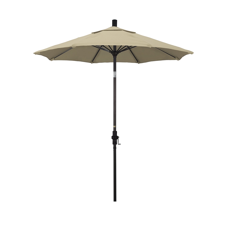 California Umbrella 7.5' Patio Umbrella in Beige