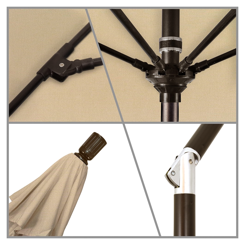 California Umbrella 7.5' Patio Umbrella in Beige