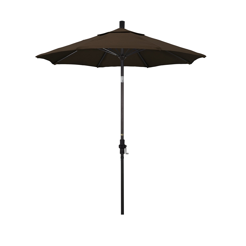 California Umbrella 7.5' Patio Umbrella in Mocha