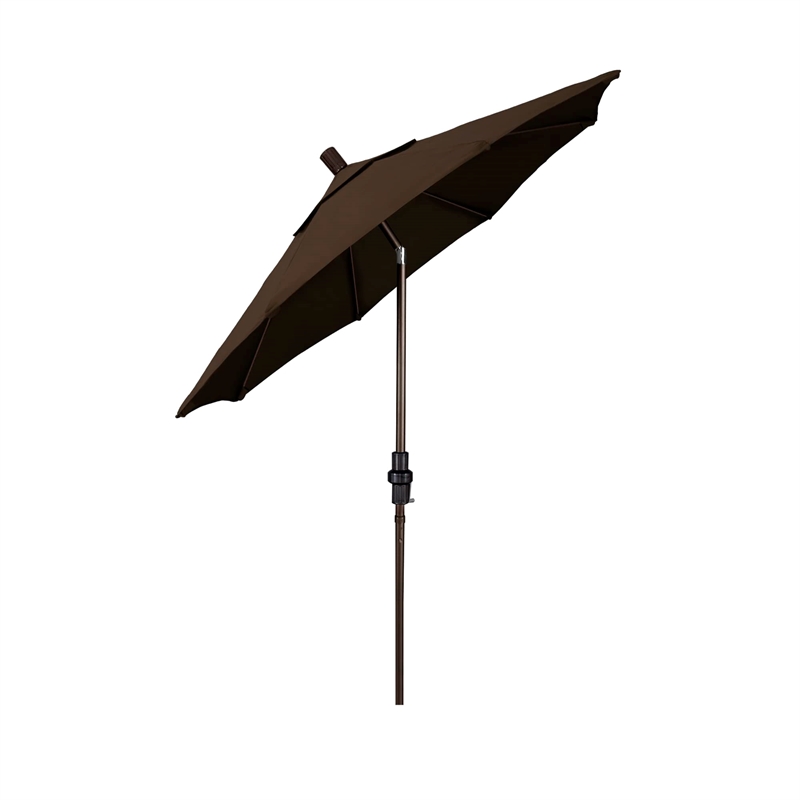California Umbrella 7.5' Patio Umbrella in Mocha