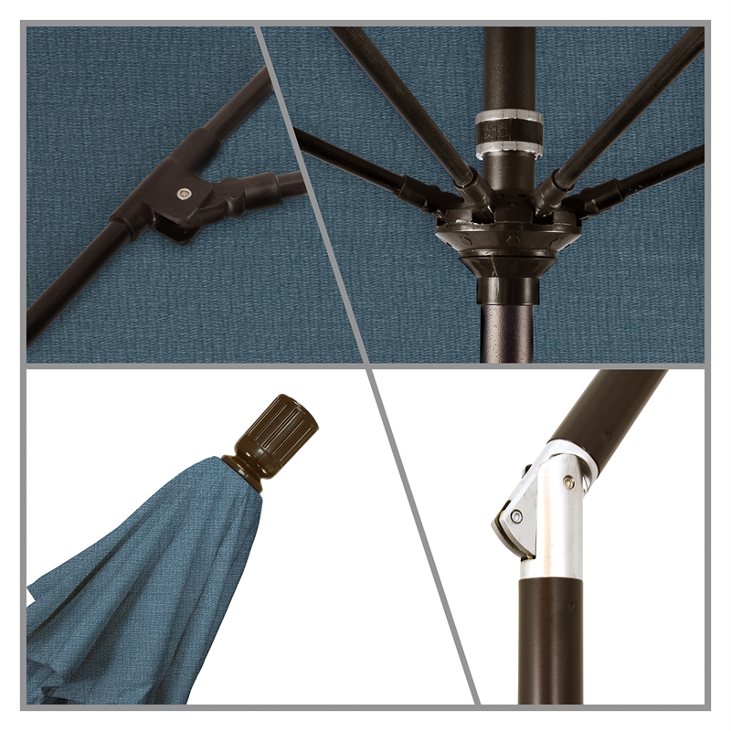 California Umbrella 7.5' Patio Umbrella in Sapphire