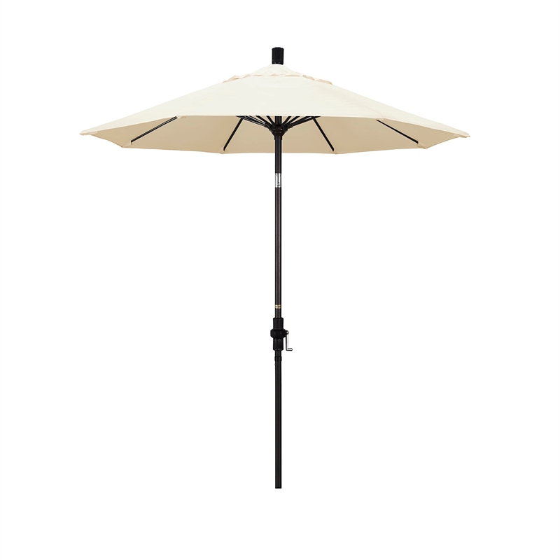 California Umbrella 7.5' Patio Umbrella in Canvas