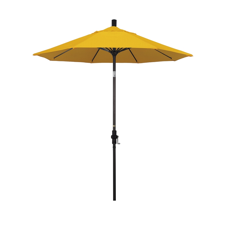 California Umbrella 7.5' Patio Umbrella in Yellow