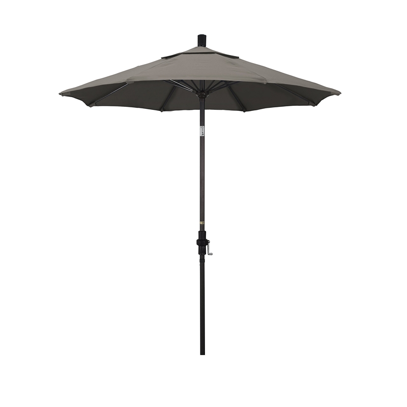 California Umbrella 7.5' Patio Umbrella in Taupe