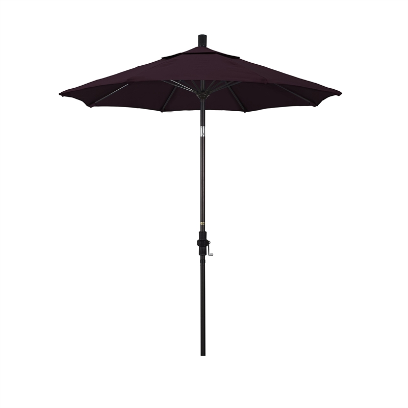 California Umbrella 7.5' Patio Umbrella in Purple