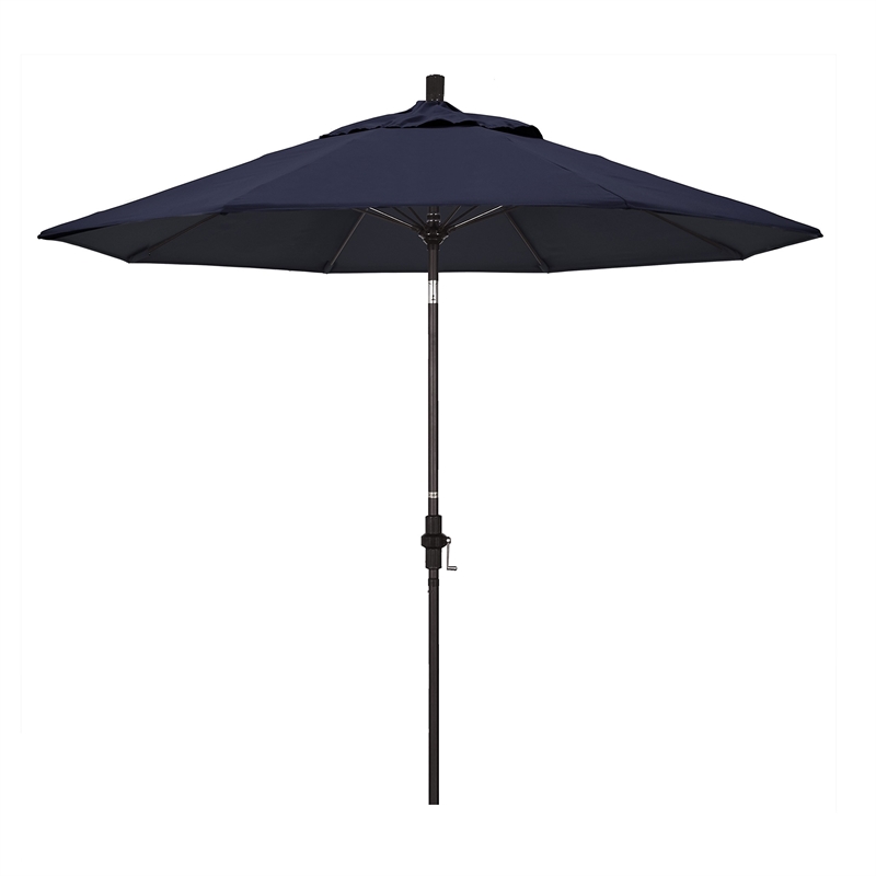 California Umbrella 9' Patio Umbrella in Navy