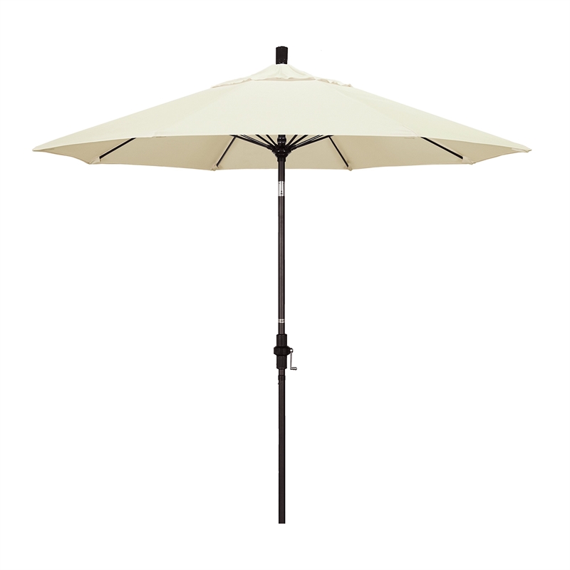 California Umbrella 9' Patio Umbrella in Canvas