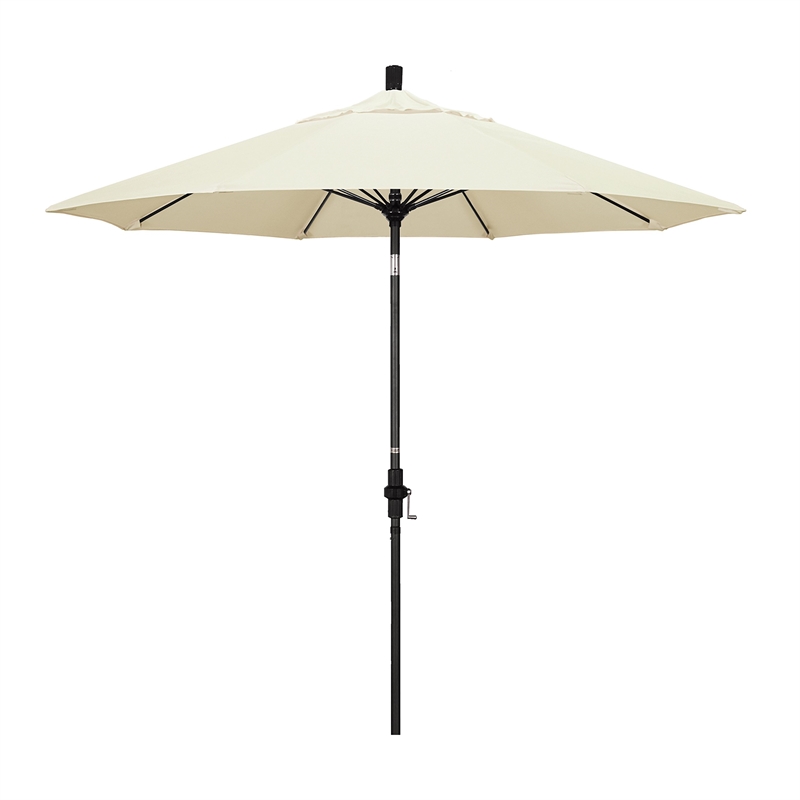 California Umbrella 9' Patio Umbrella in Canvas