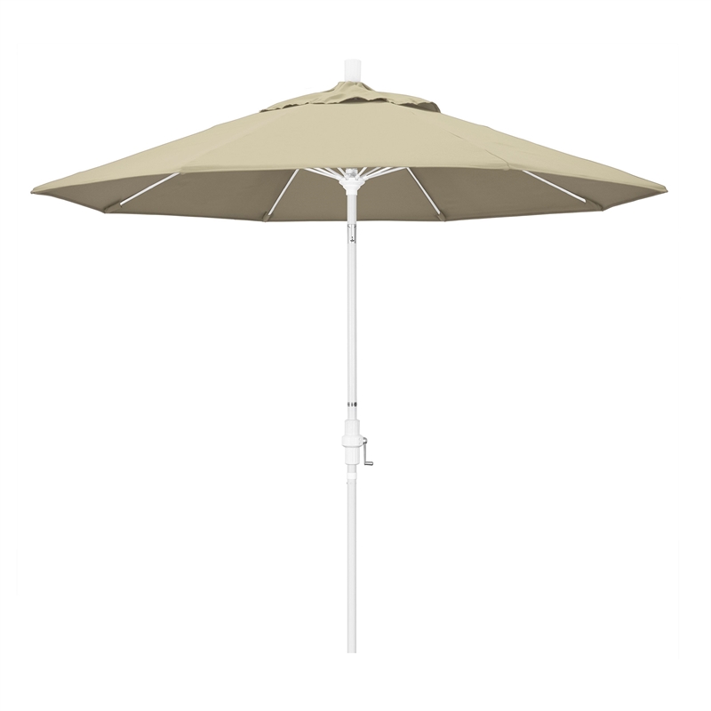 California Umbrella 9' Patio Umbrella in Antique Beige