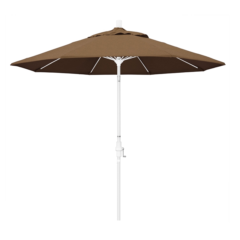 California Umbrella 9' Patio Umbrella in Teak