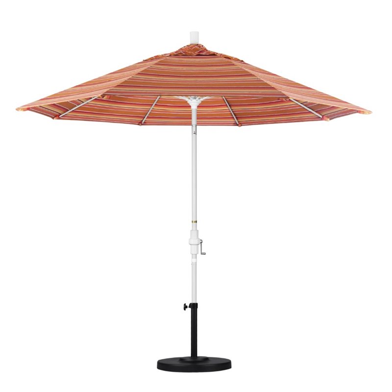 California Umbrella 9' Patio Umbrella in Dolce Mango
