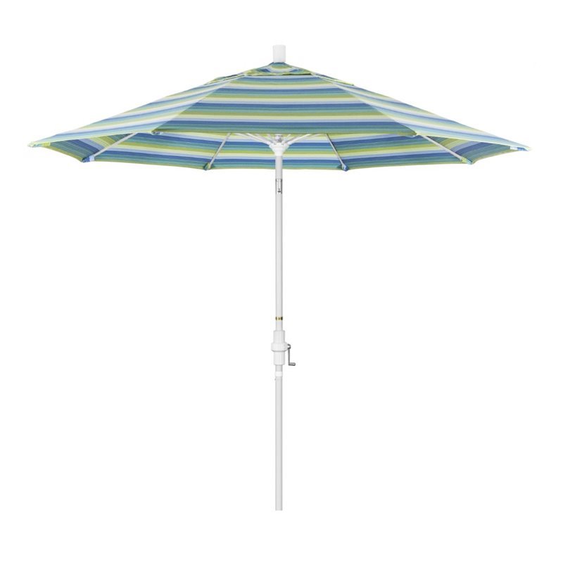 California Umbrella 9' Patio Umbrella in Seville Seaside