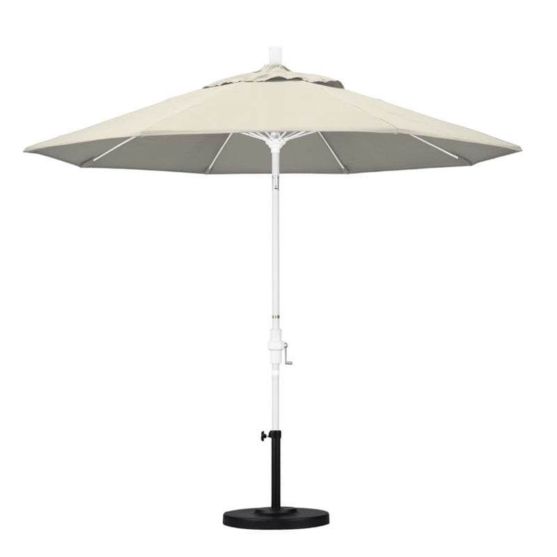 California Umbrella 9' Patio Umbrella in Antique Beige
