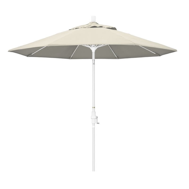 California Umbrella 9' Patio Umbrella in Antique Beige