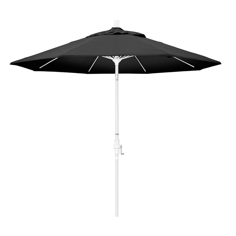 California Umbrella 9' Patio Umbrella in Black
