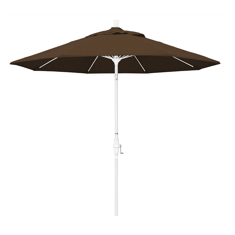 California Umbrella 9' Patio Umbrella in Teak