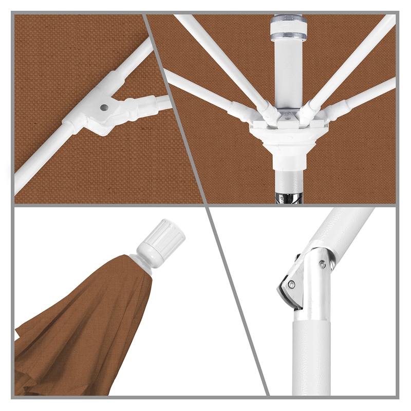 California Umbrella 9' Patio Umbrella in Straw
