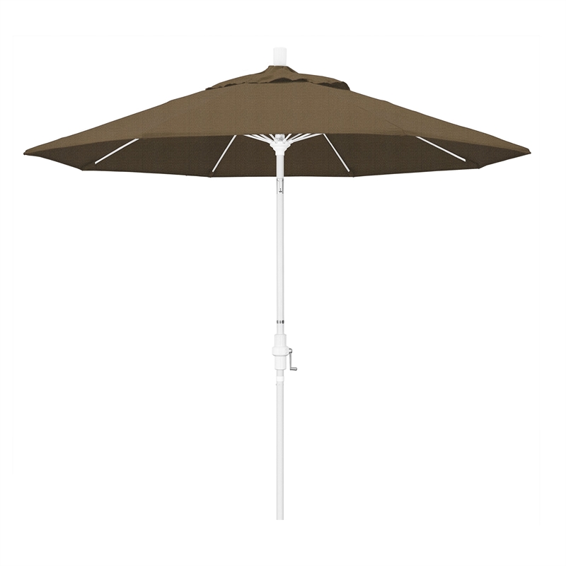 California Umbrella 9' Patio Umbrella in Woven Sesame
