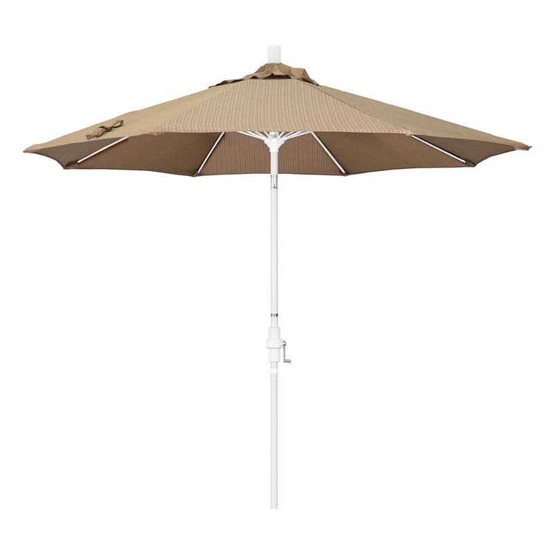 California Umbrella 9' Patio Umbrella in Terrace Sequoia