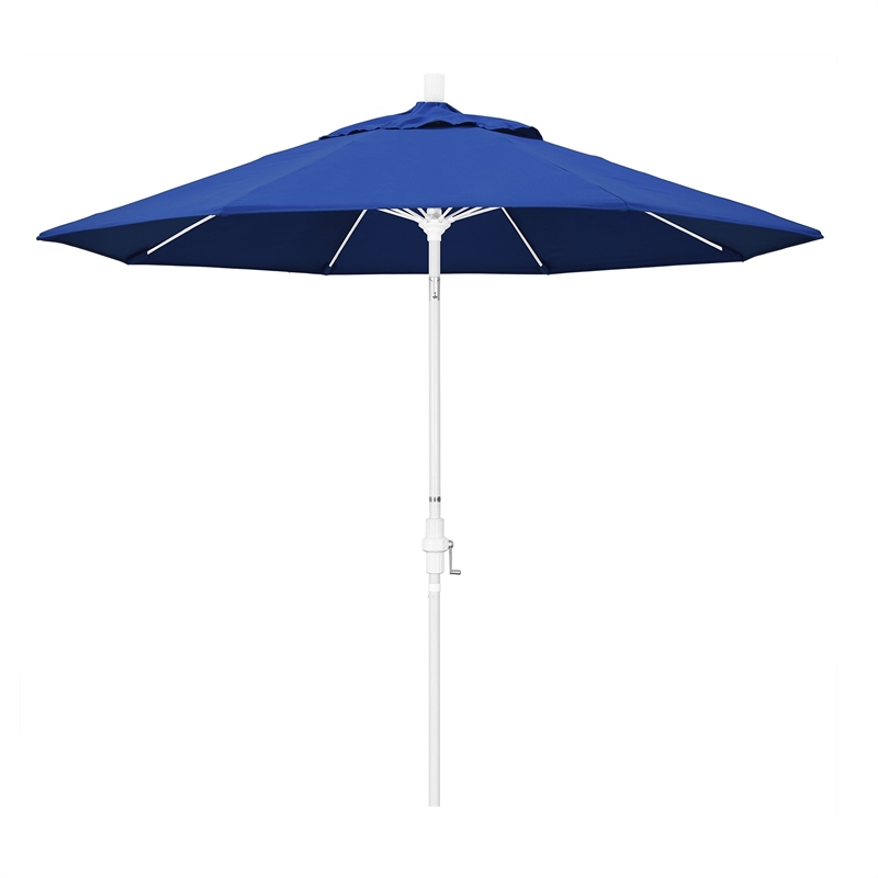 California Umbrella 9' Patio Umbrella in Pacific Blue