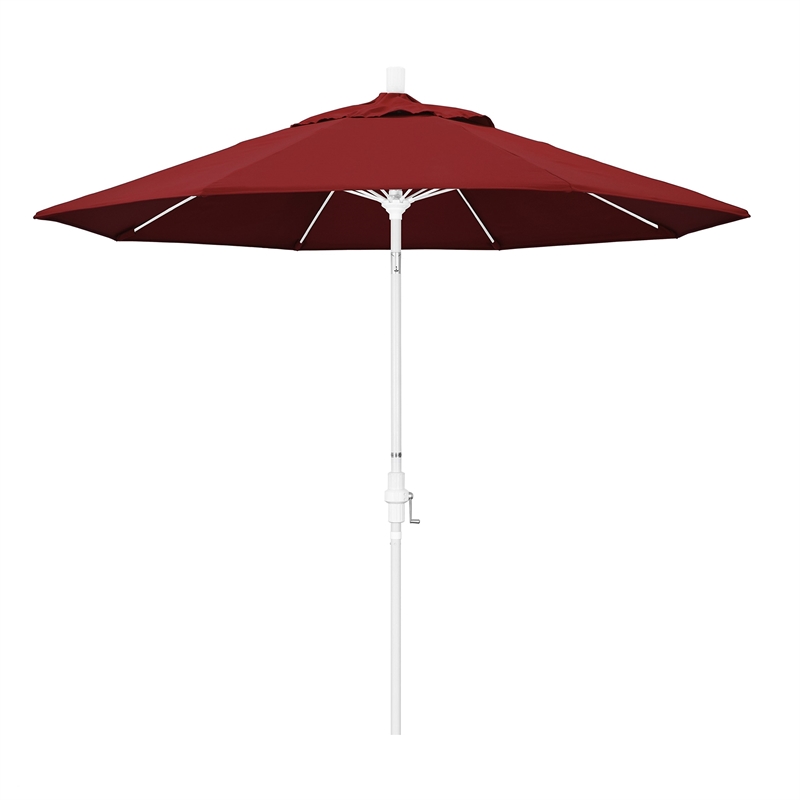 California Umbrella 9' Patio Umbrella in Red