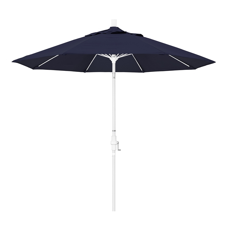 California Umbrella 9' Patio Umbrella in Navy Blue