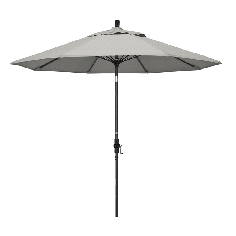 California Umbrella 9' Patio Umbrella in Granite