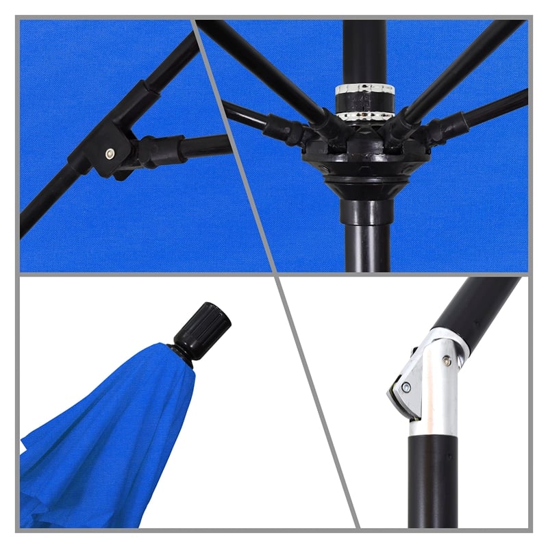 California Umbrella 9' Patio Umbrella in Royal Blue