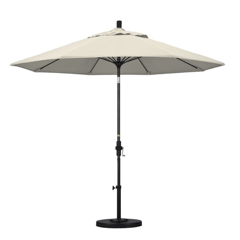 California Umbrella 9' Patio Umbrella in Antique Beige
