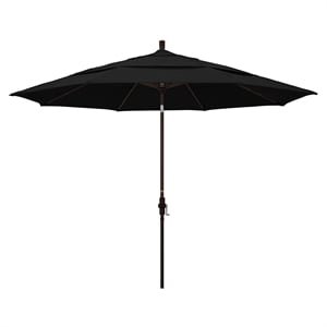 California Umbrella 11' Patio Umbrella in Black