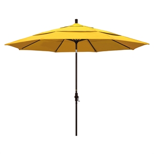 California Umbrella 11' Patio Umbrella in Sunflower Yellow