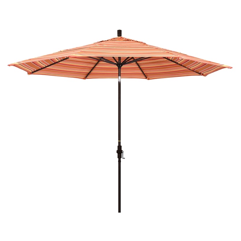 California Umbrella 11' Patio Umbrella in Dolce Mango