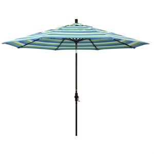 California Umbrella 11' Patio Umbrella in Seville Seaside
